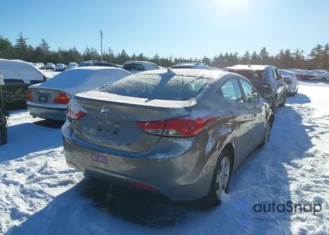 2013 Hyundai Elantra Gls from USA, damaged, VIN 5NPDH4AE1DH374945